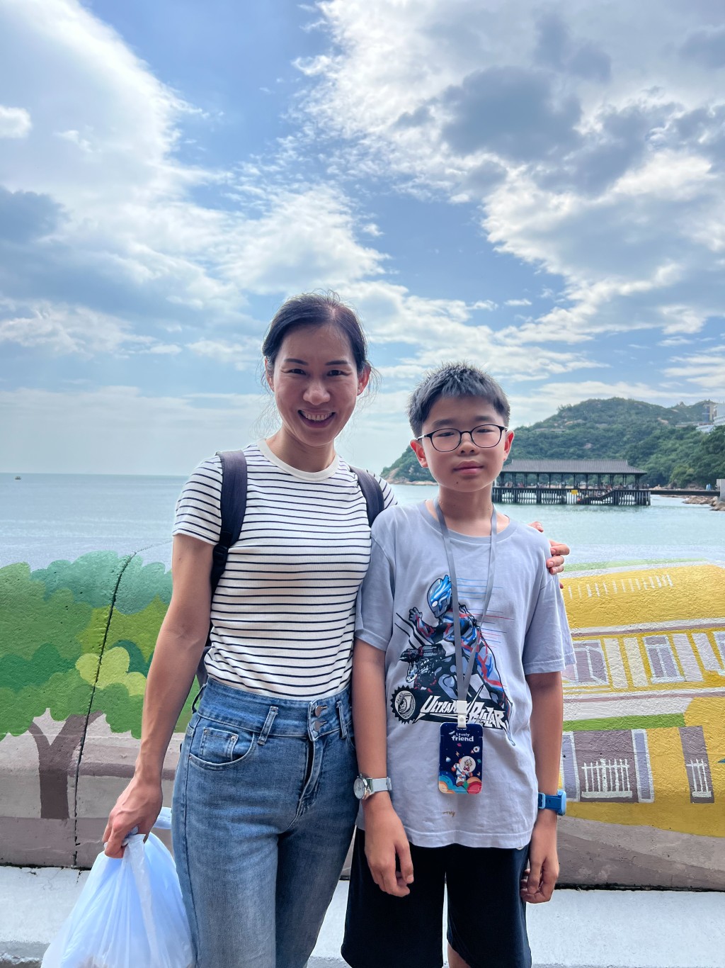 陳學琴和兒子合照。受訪者提供 陳學琴和兒子合照。受訪者提供