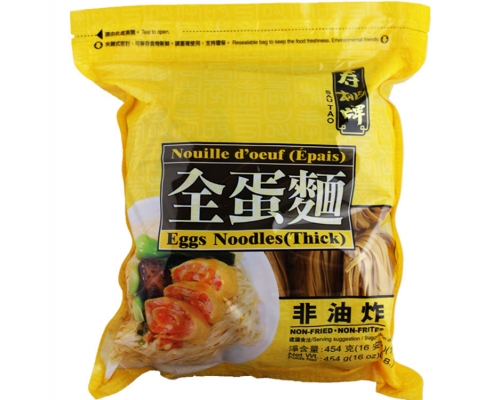 壽桃牌寬條全蛋麵未有標明含二氧化硫。網上圖片
