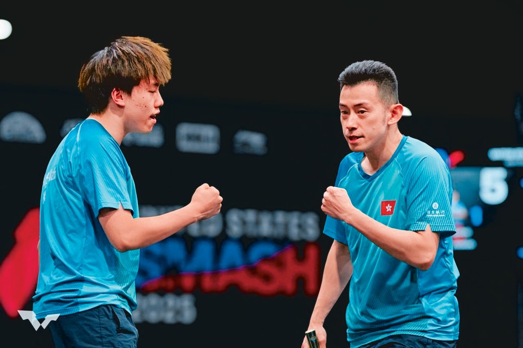 黃鎮廷與陳顥樺升上男雙世界排名第一。