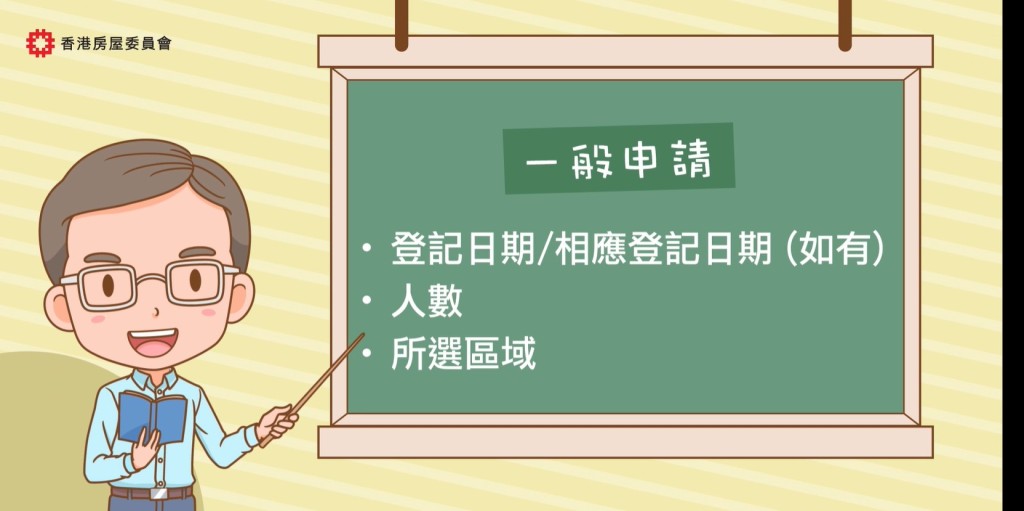 房委會網頁有影片詳細介紹申請方法及須知。房委會網頁