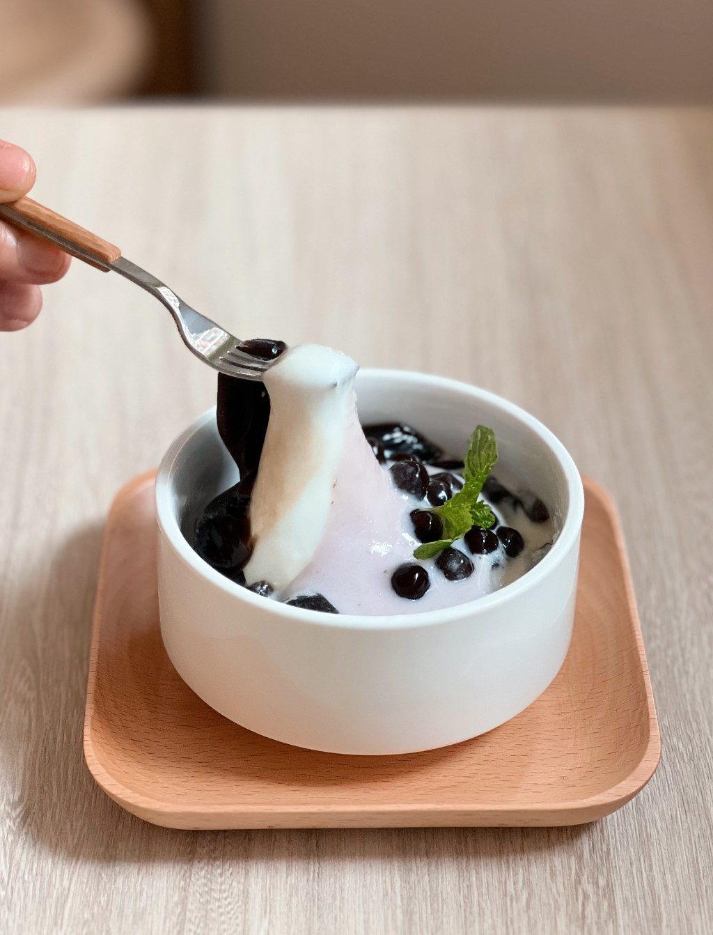 聪。C Dessert甜品——椰汁麻糬仙草冻 