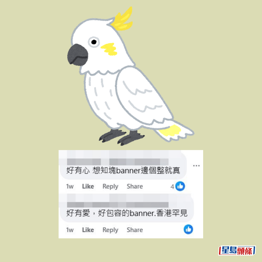 網民：好有心，想知塊Banner邊個整就真。fb「西環變幻時」截圖