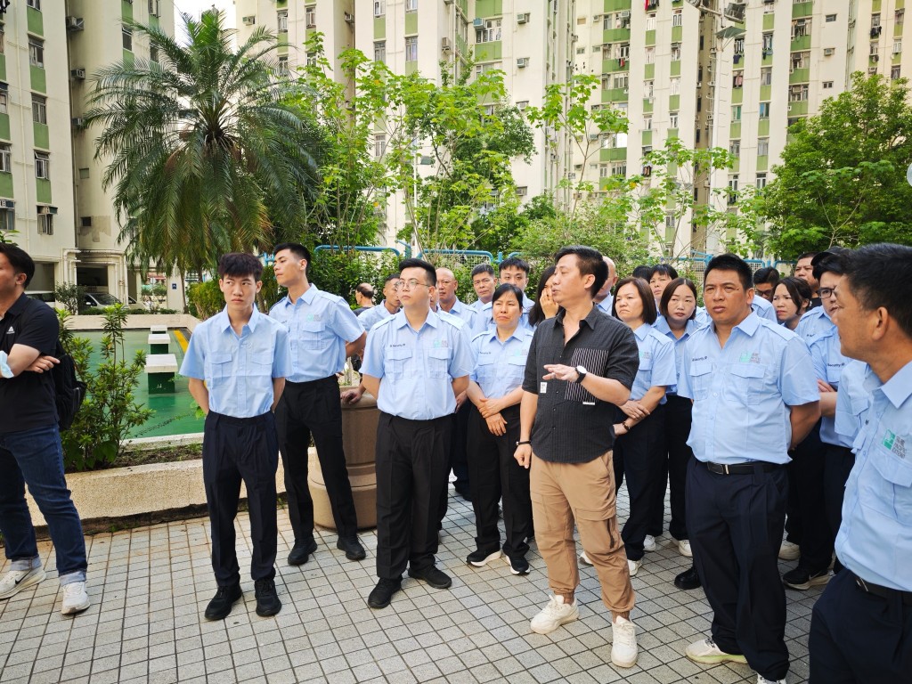 九龍灣麗晶花園亦引入外勞保安。麗晶花園業主立案法團FB圖片