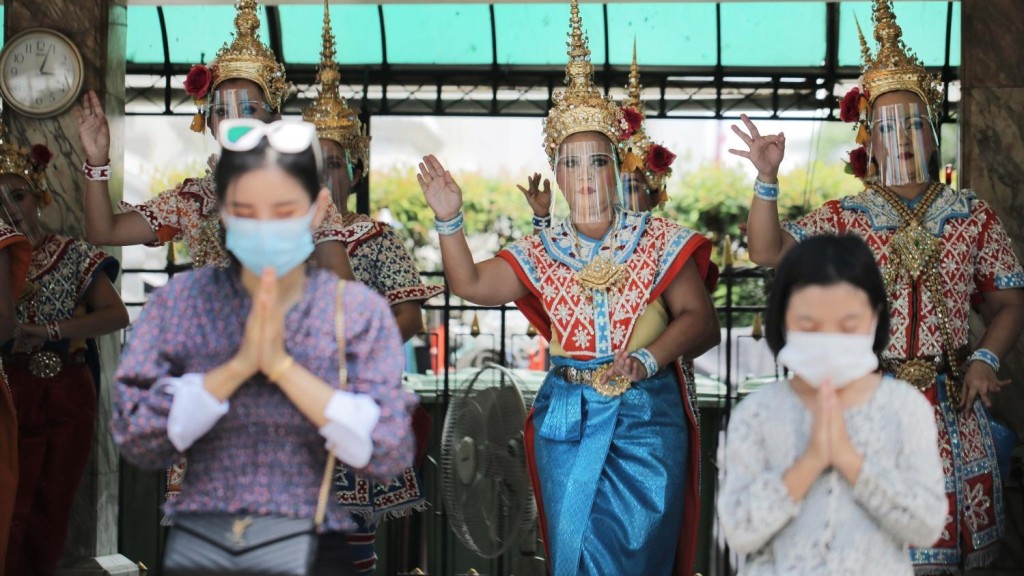 泰國全境明日將取消口罩令。資料圖片
