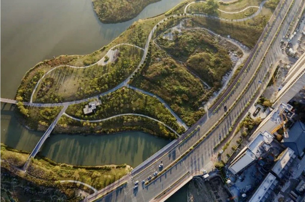 新田科技城創科用地會以「三紐、三帶」劃分。資料圖片 新田科技城創科用地會以「三紐、三帶」劃分。資料圖片