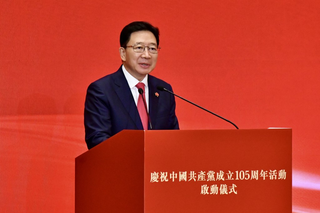 中聯辦主任周霽。 中聯辦主任周霽。