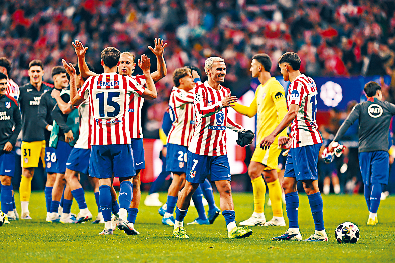 馬體會淘汰巴塞，重返歐聯4強。