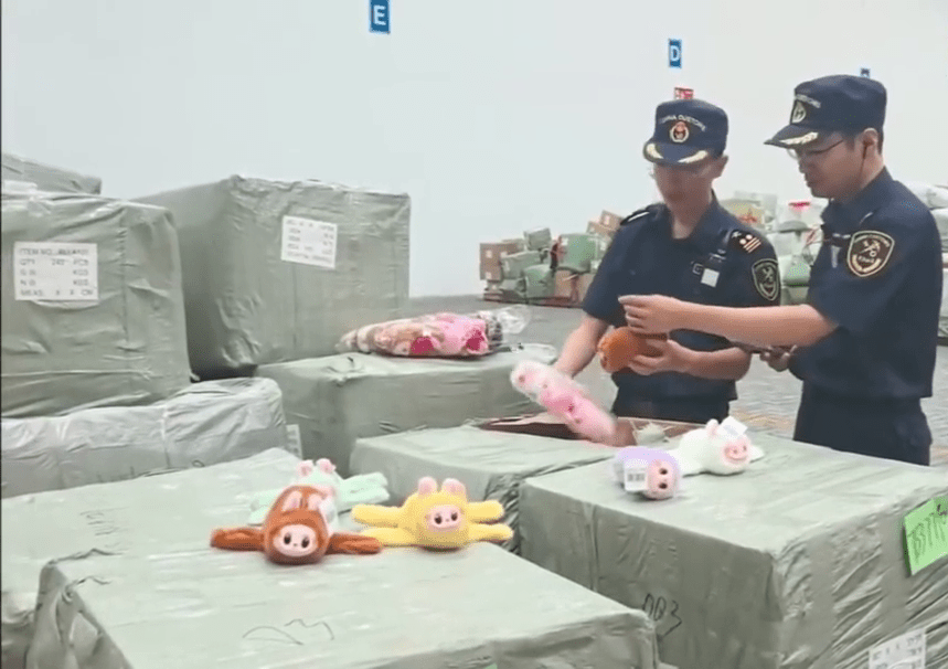 寧波海關正在取證。 寧波海關正在取證。