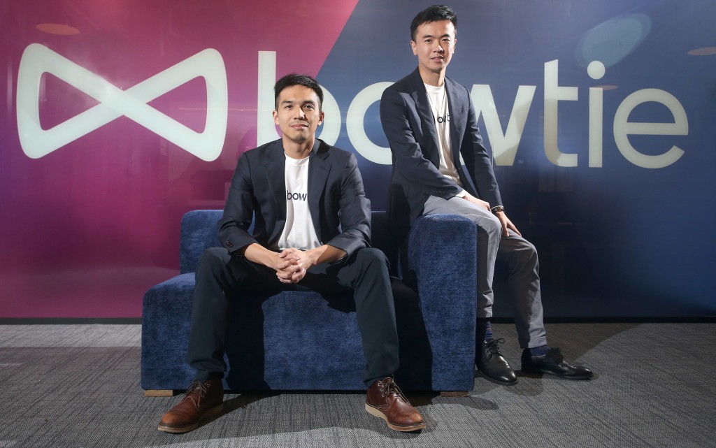 Bowtie聯合創辦人兼聯合行政總裁陳鯤宇與顏耀輝。