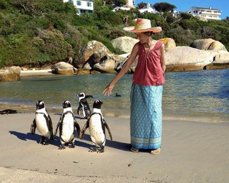 泰攝影師「執相」帶媽環遊世界。網上圖片