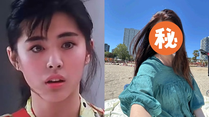 王祖賢被指整容失敗長戴口罩 真素顏海灘照激罕曝光 網民驚嘆:90年代女神名不虛傳