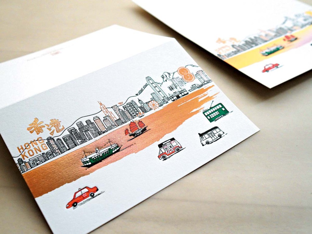 ditto ditto手繪創作結合活版印刷技術紙藝品。