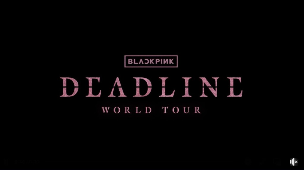 BLACKPINK日前宣布世巡名稱為《DEADLINE》。