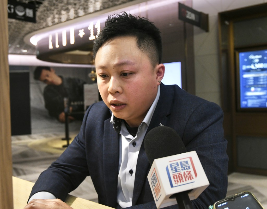 尖沙咀K11藝術館Kiki麵分店的沈經理。 尖沙咀K11藝術館Kiki麵分店的沈經理。