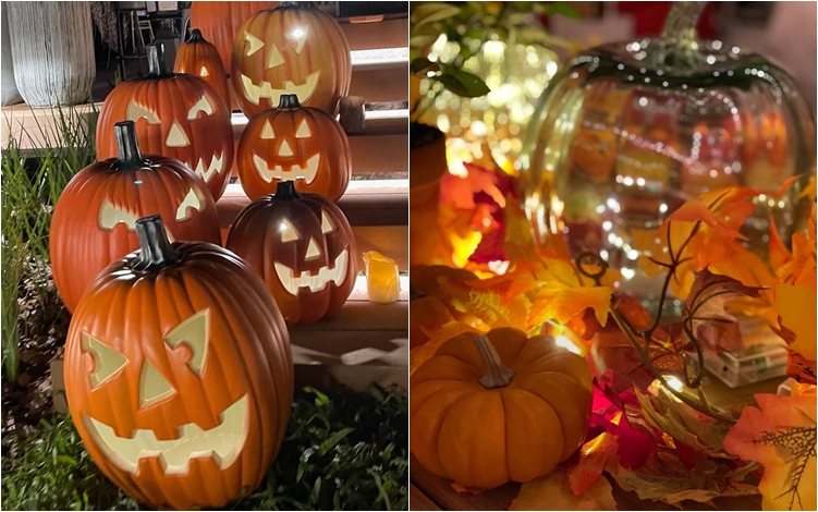 Gigi貼出不少應節南瓜裝飾。