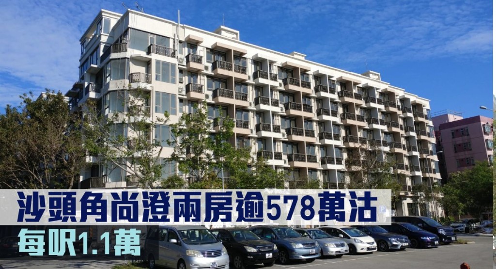 沙頭角尚澄兩房逾578萬沽。