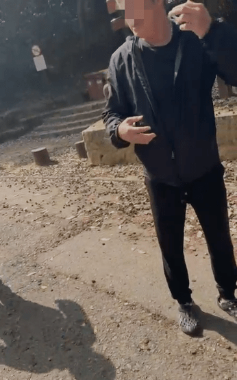 丁小姐指，友人拍下疑似涉事狗主的男子，惟現在無法聯繫。