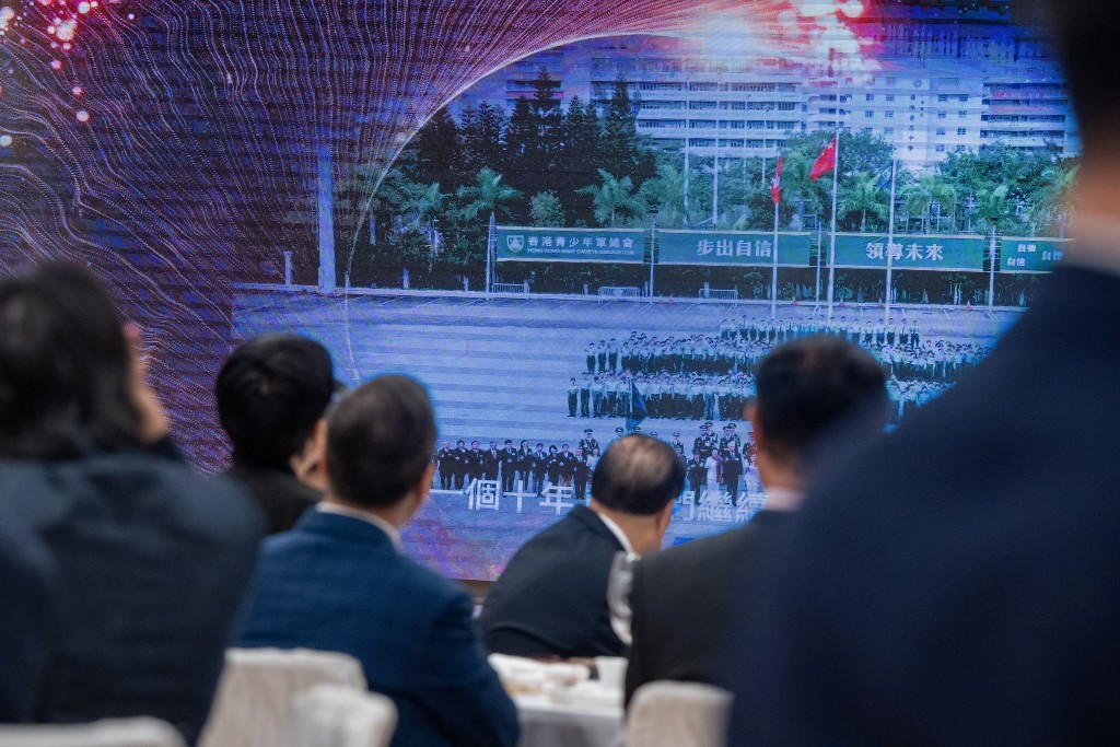 林定国在2020年11月底首次参加香港青少年军活动。林定国FB图片