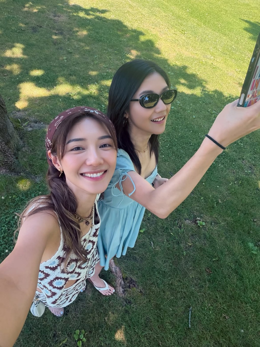 倪晨曦享受悠長溫馨的夏日假期。