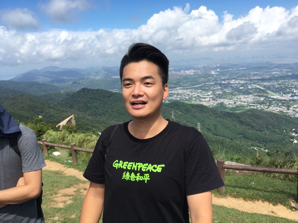 綠色和平項目主任朱江。