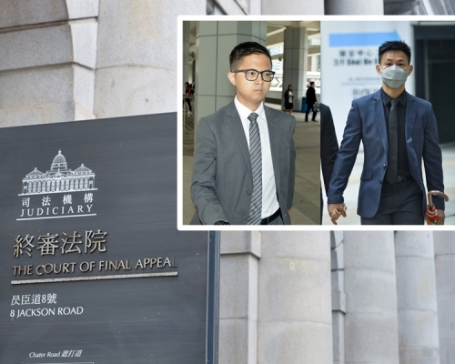盧建民(左)的定罪上訴亦被駁回,右為湯偉雄。資料圖片
