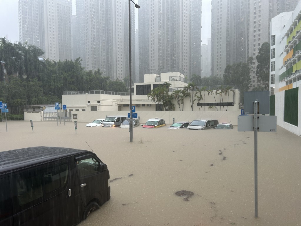 將軍澳屢受暴雨影響。資料圖片