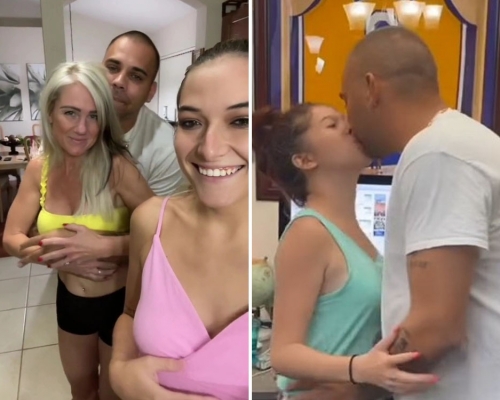 抖音網紅Madi Brooks自曝取悅丈夫的方法，就是與母親及妹妹3母女共侍1夫。