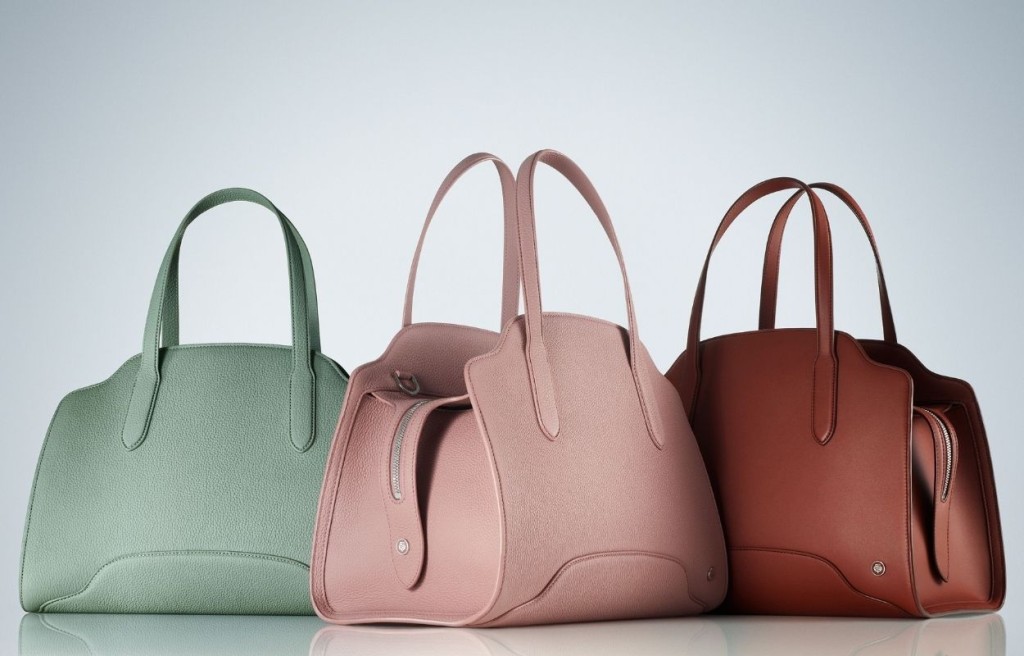 Sesia Bag備有不同顏色皮革選擇。（$30,600-$38,000）若選以鱷魚皮製造，售價為$295,800。