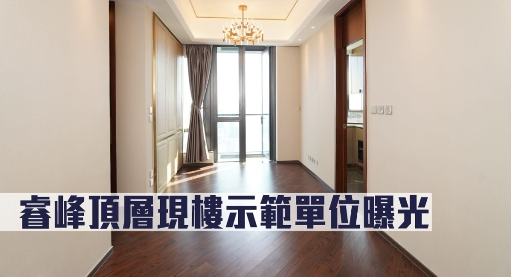 睿峰頂層現樓示範單位曝光。