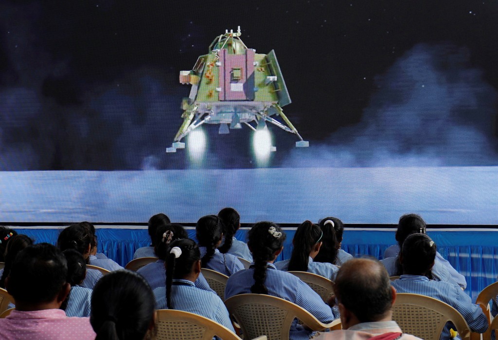 印度「月船3號」（Chandrayaan-3）。AP