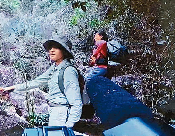 ■拍《香港秘密搜查官》挑戰了Hanna很多底線，特別是要她攀石。