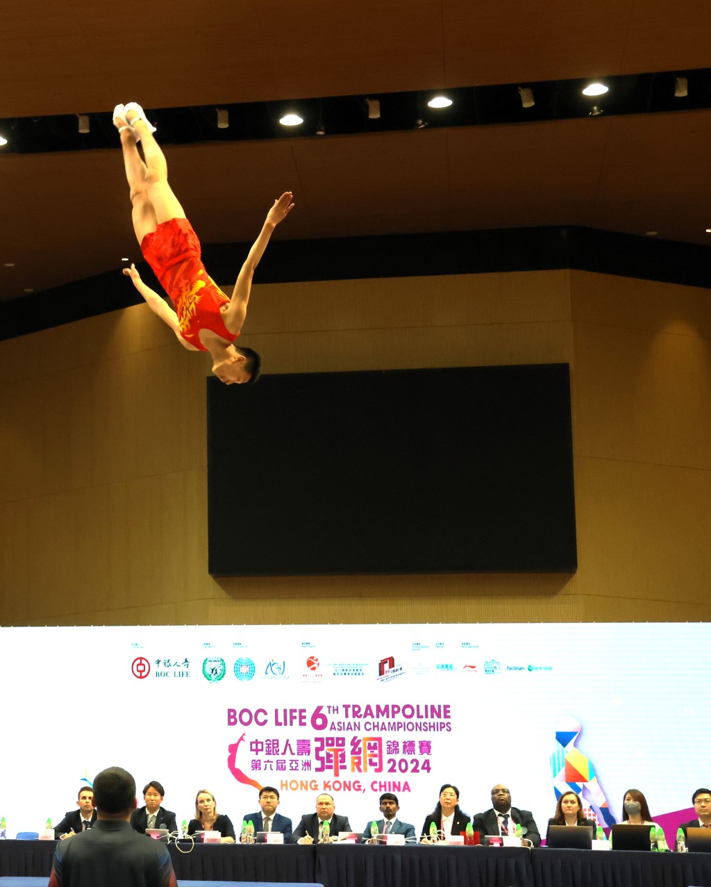 中國喻煒傑以57.630總分獲青年組男子冠軍。 陸永鴻攝 