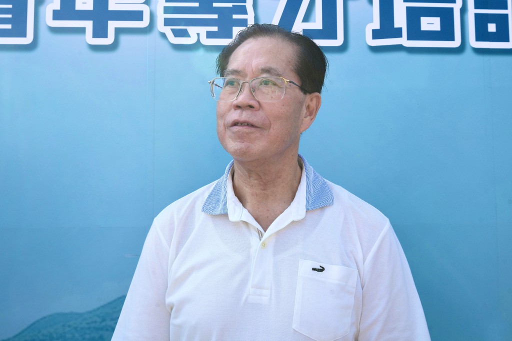 香港漁民團體聯會主席張少強。陳浩元攝