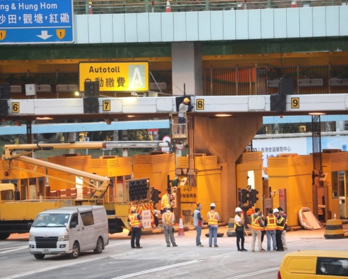 封閉多日的紅隧將於明早通車。