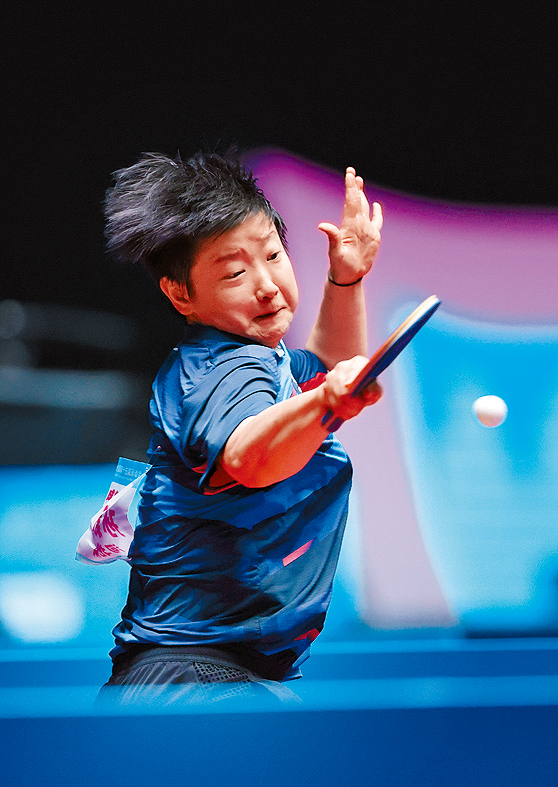 孙颖莎以局数4:0淘汰刘炜珊。