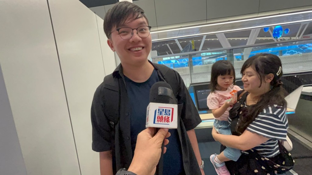 香先生表示不担心余震，遇事会走到空地或上山暂避。杨伟亨摄