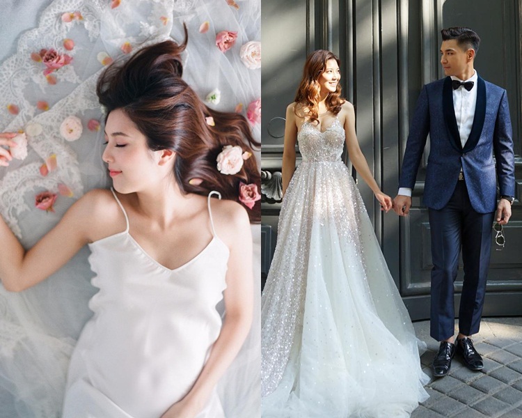 單文柔去年10月中嫁陳展鵬，其後宣佈佗「小豬比」。網圖