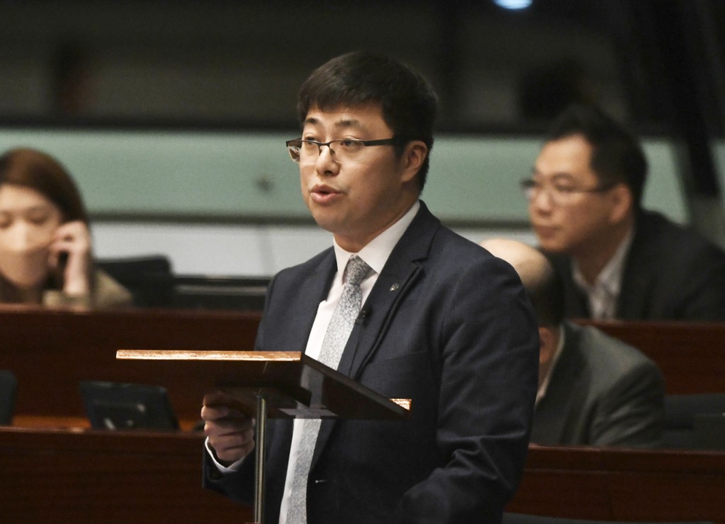 民建聯立法會議員顏汶羽。資料圖片 民建聯立法會議員顏汶羽。資料圖片