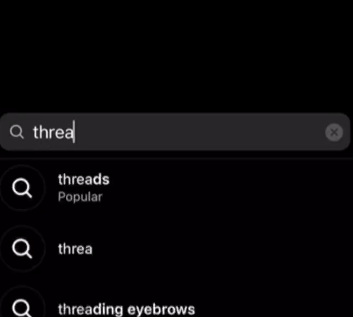 在美國的用戶，可率先在Instagram 搜尋中輸入「Threads」一詞。