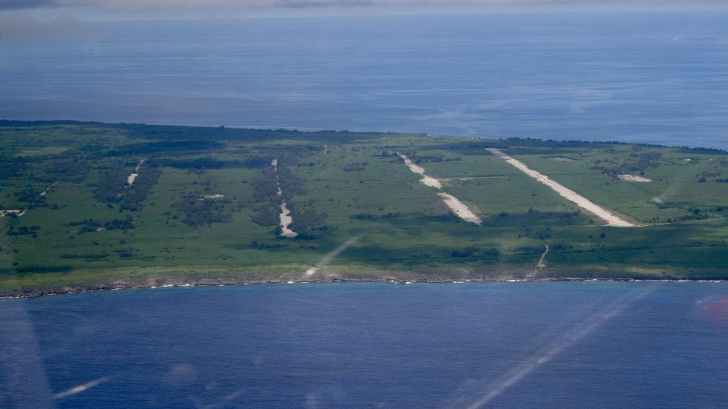 2008年的天宁岛北方机场。 Wiki
