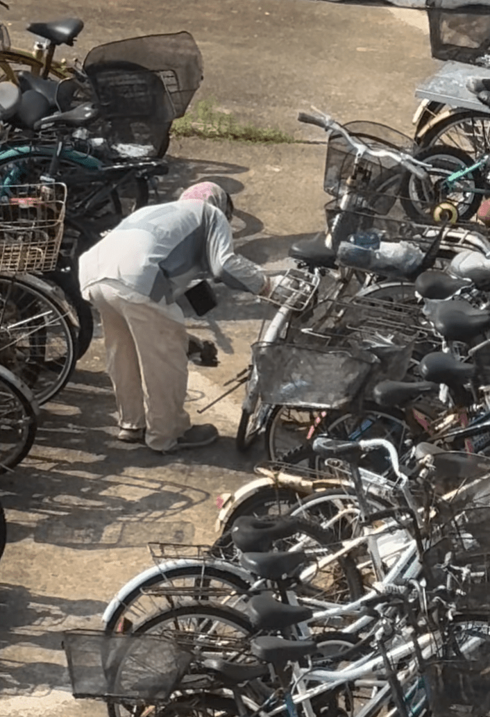 賊人用磨機開鎖。fb：梅窩人