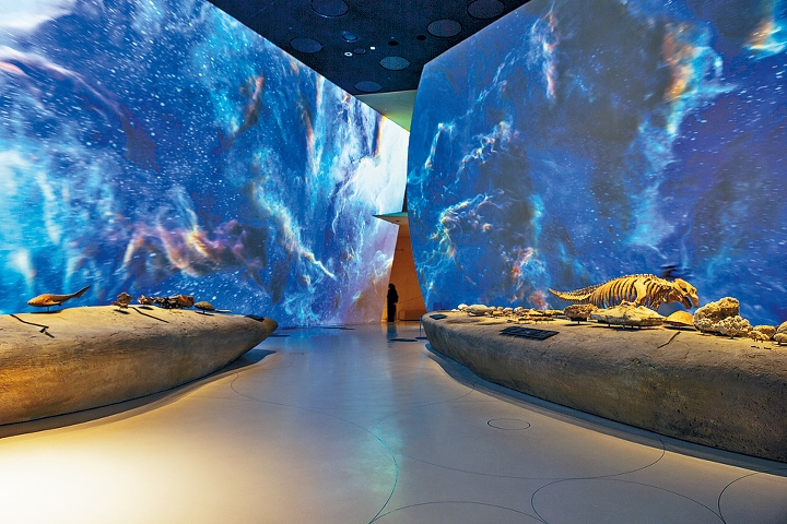 博物館會透過實物與模型，展示遠至7億年前卡塔爾所在地的情況。