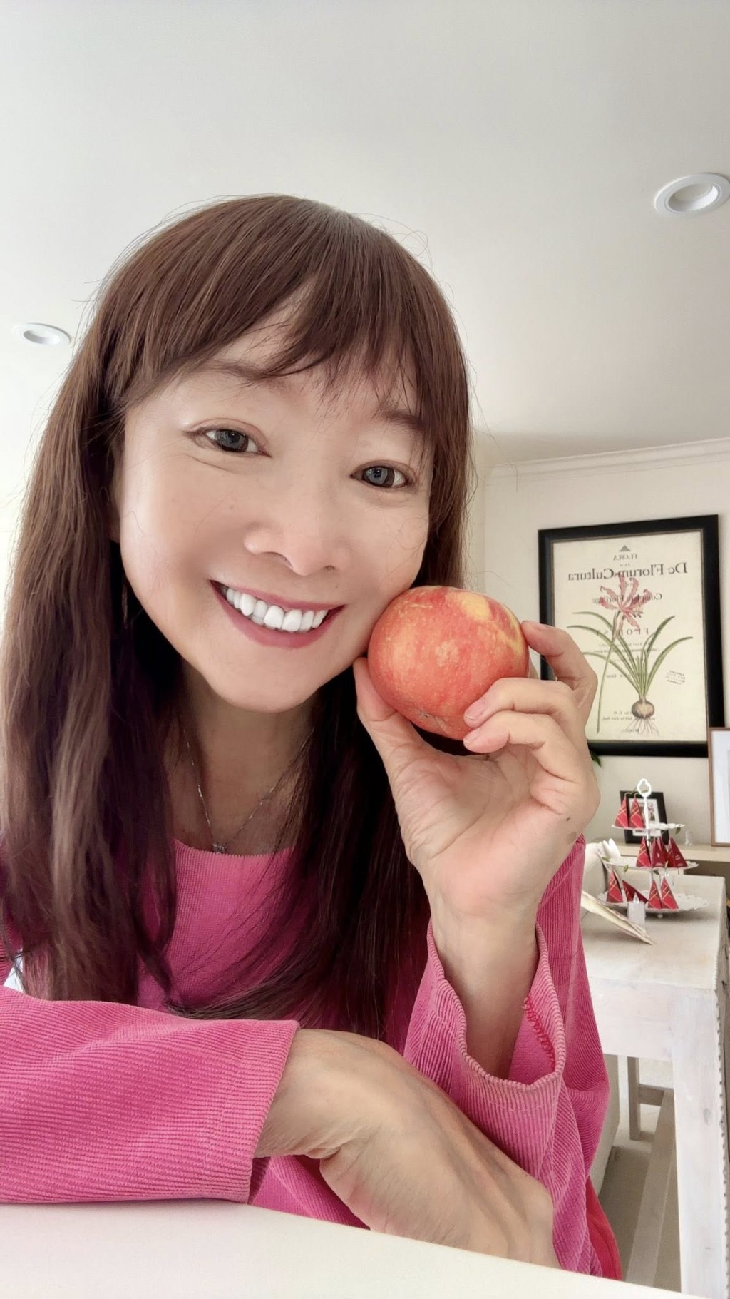 陳美齡食得健康。 陳美齡食得健康。
