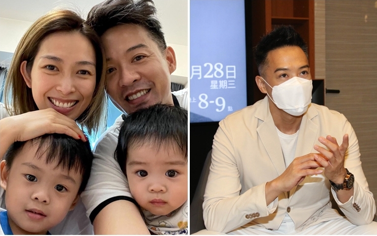 陳智燊有意培育兩個兒子的體育興趣。