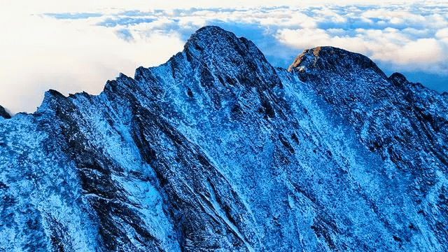 苍山一角。