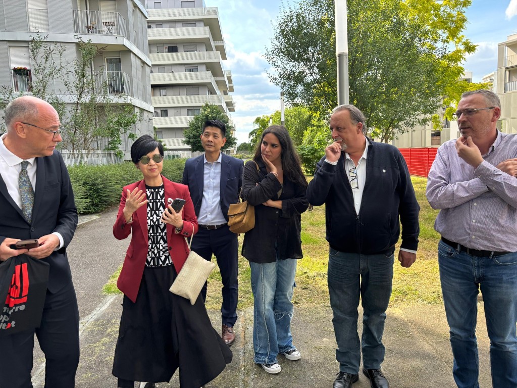 巴黎市內環保社區Ecoquartier Nanterre Université。何永賢fb圖片 巴黎市內環保社區Ecoquartier Nanterre Université。何永賢fb圖片