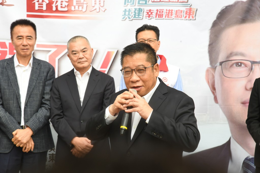 宣布不角逐連任的蘇長荣亦有為吳秋北站台。何健勇攝