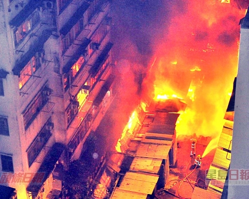 花園街排檔四級火造成9死34傷。資料圖片