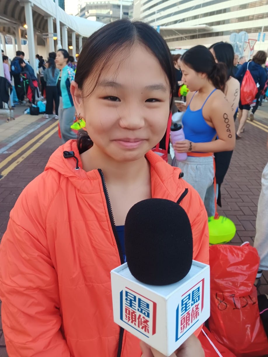 于同學今早也來一展手身。