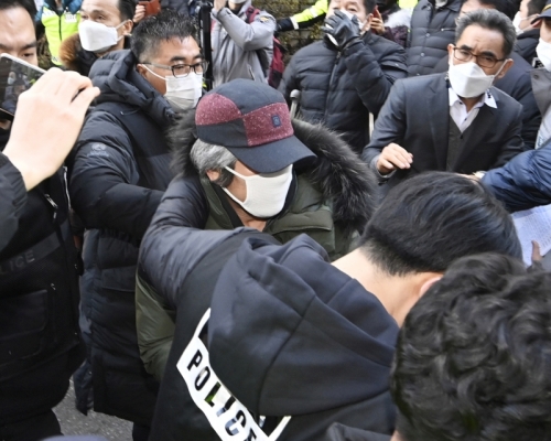 南韓性侵犯趙斗淳出獄,引發混亂。ap圖